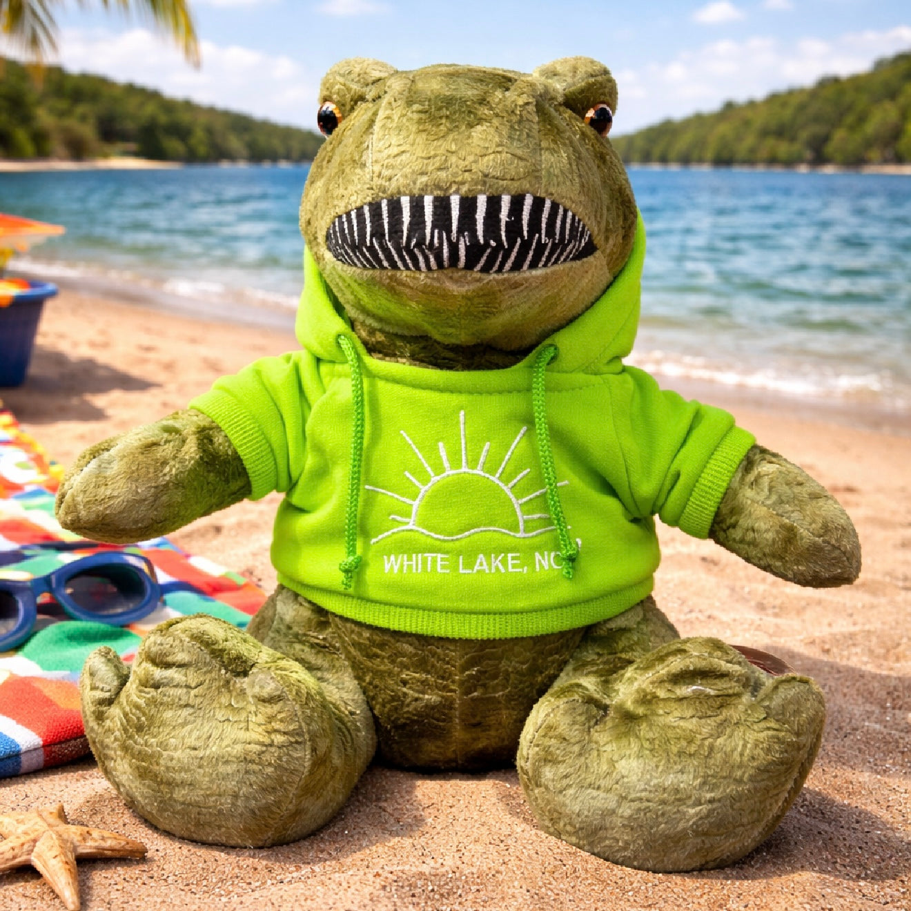 White Lake Plushie - Hoodie Dino