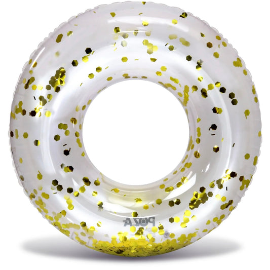 White Gold Confetti Tube