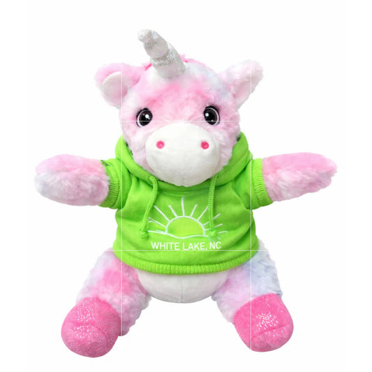 White Lake Plushie - Hoodie Unicorn
