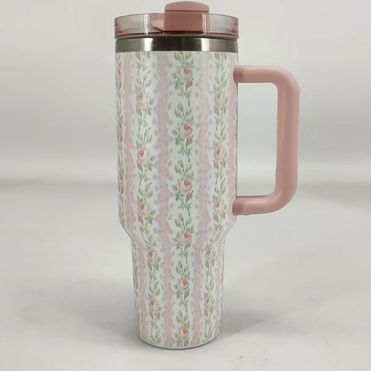 40 oz. Floral Tumbler
