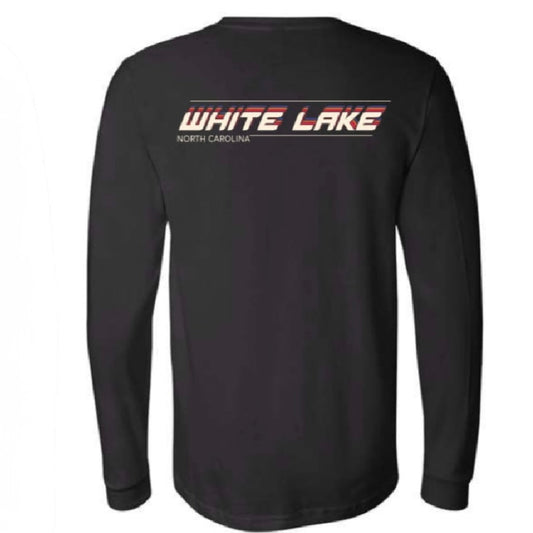 White Lake Stripe Long Sleeve Tee