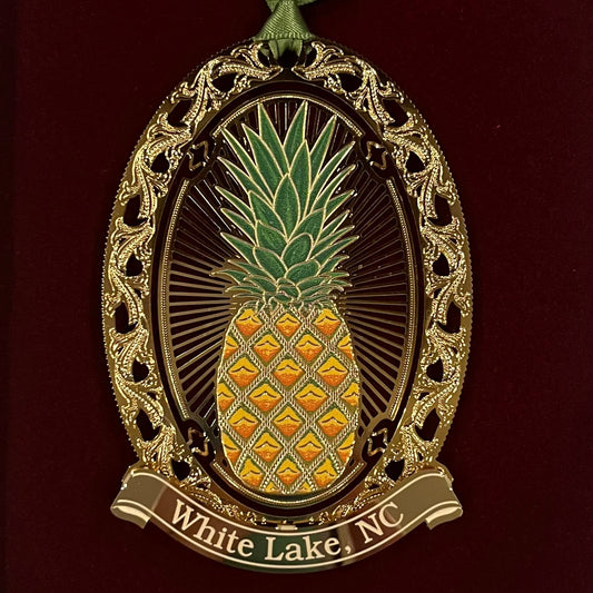 Pineapple White Lake Ornament