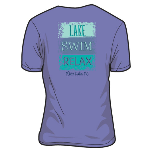 White Lake Tee - “Lake, Swim, Relax”