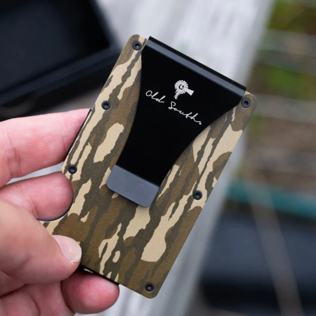 Old South Aluminum Slim Wallet - Woods Camo