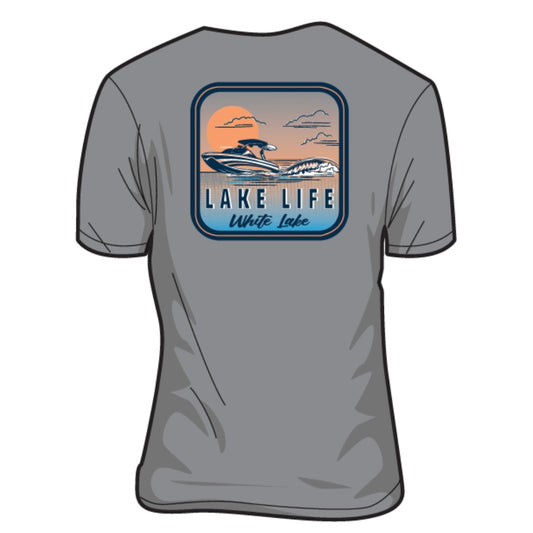 White Lake Wakeboard Short Sleeve Tee