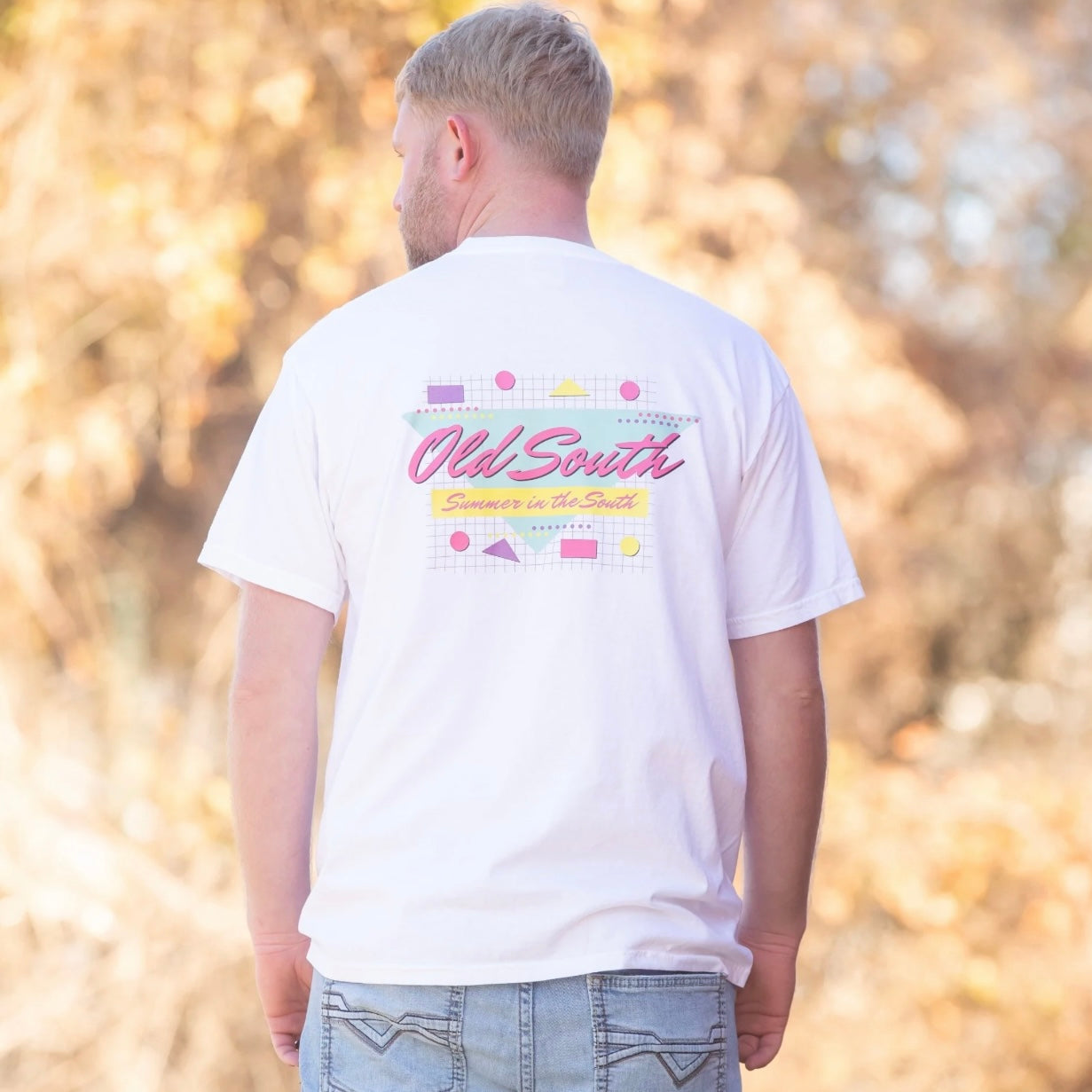 Old South Short Sleeve Tee -  Retro Logo