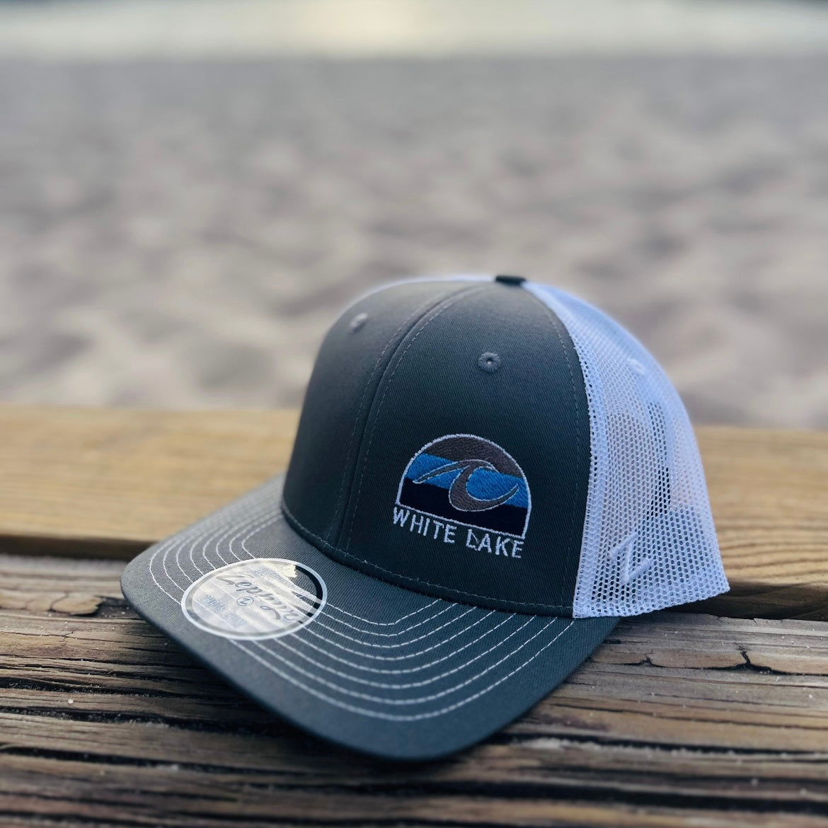 White Lake Hat - Wave Gray/white