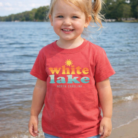 White Lake Tee Toddler - TriFlo Papaya