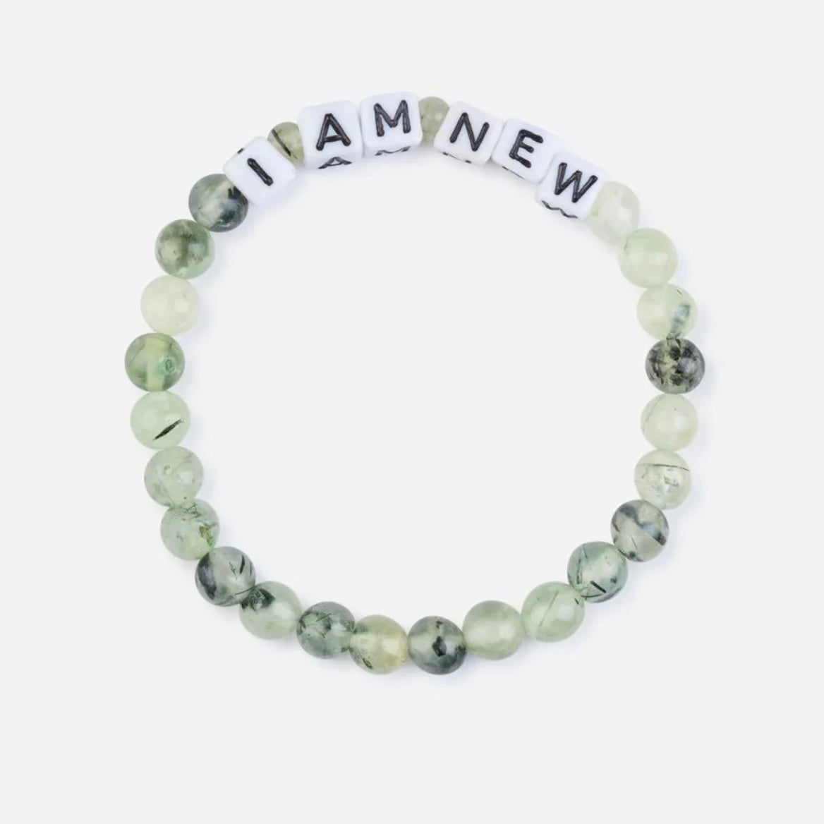 I Am New Letter Bracelet