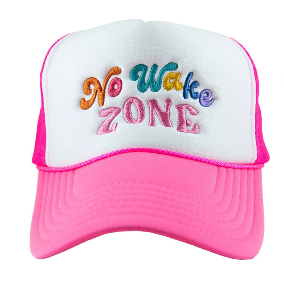“No Wake Zone” Foam Trucker Hat