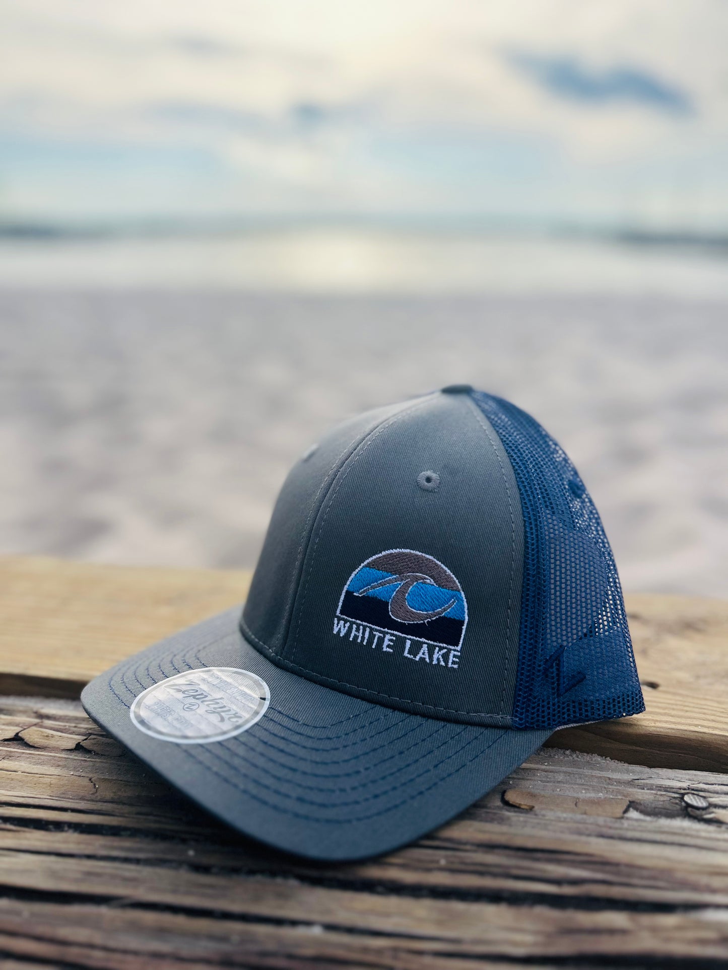 White Lake Hat - Wave Gray/Navy
