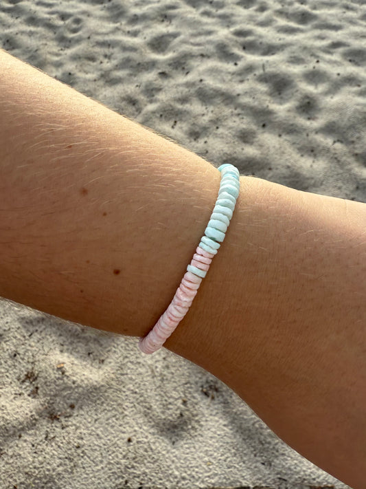 Pura Vida Pastel Puka Stretch Bracelet