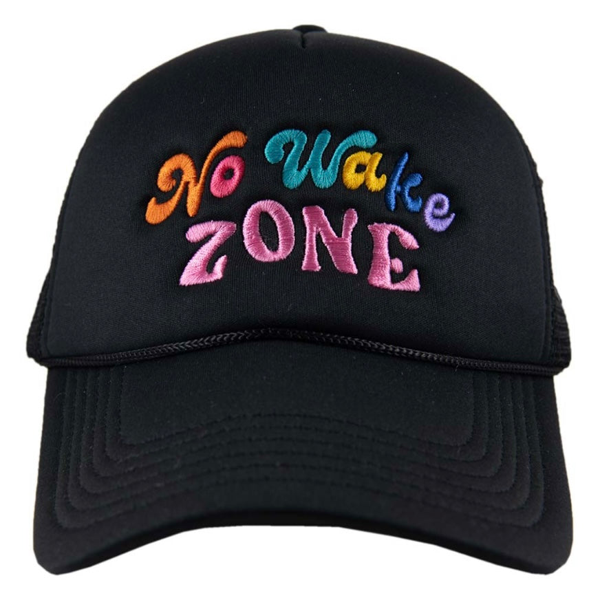 “No Wake Zone” Foam Trucker Hat