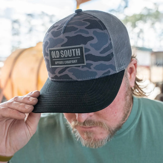 Old South Blackout Camo - Trucker Hat