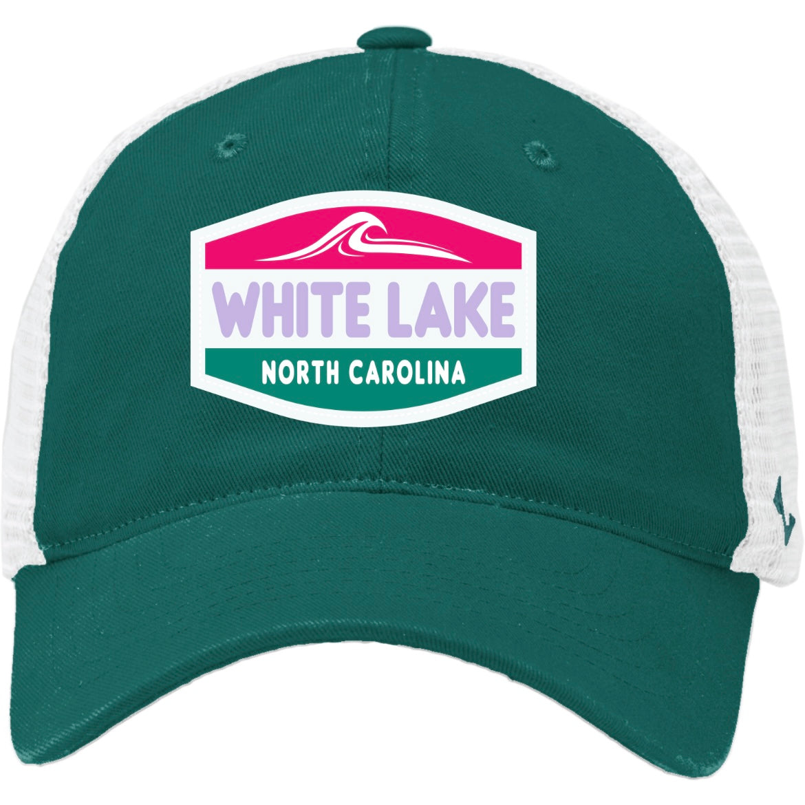 White Lake Hat - Clean Stack Wave Dark Teal