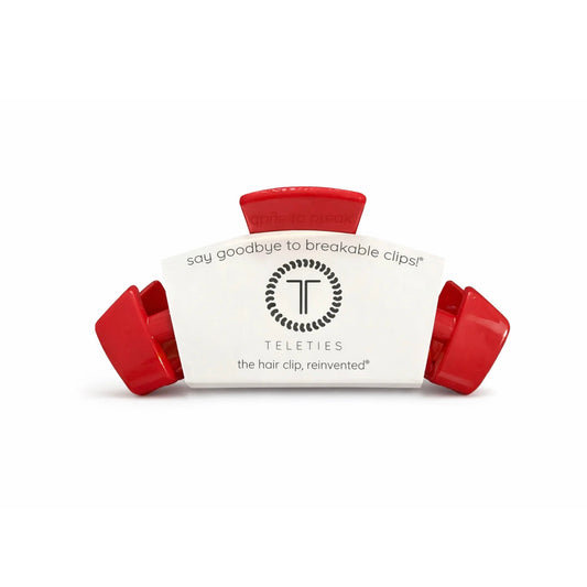 Teleties Large Classic Claw Hair Clip - Red Carpet Ready