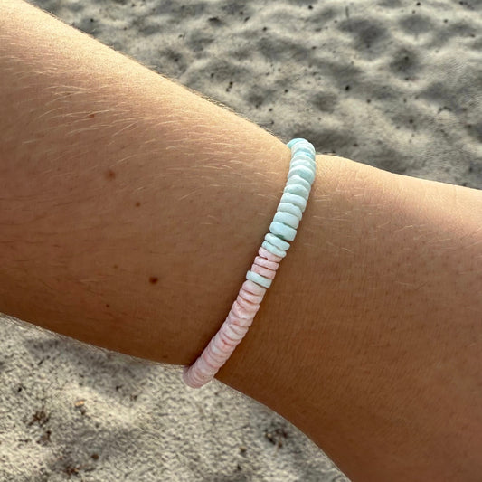 Pura Vida Pastel Puka Stretch Bracelet