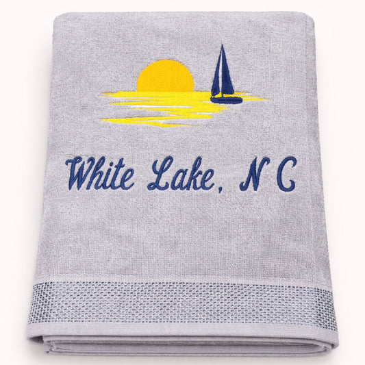 White Lake Towel- Sunset Sail