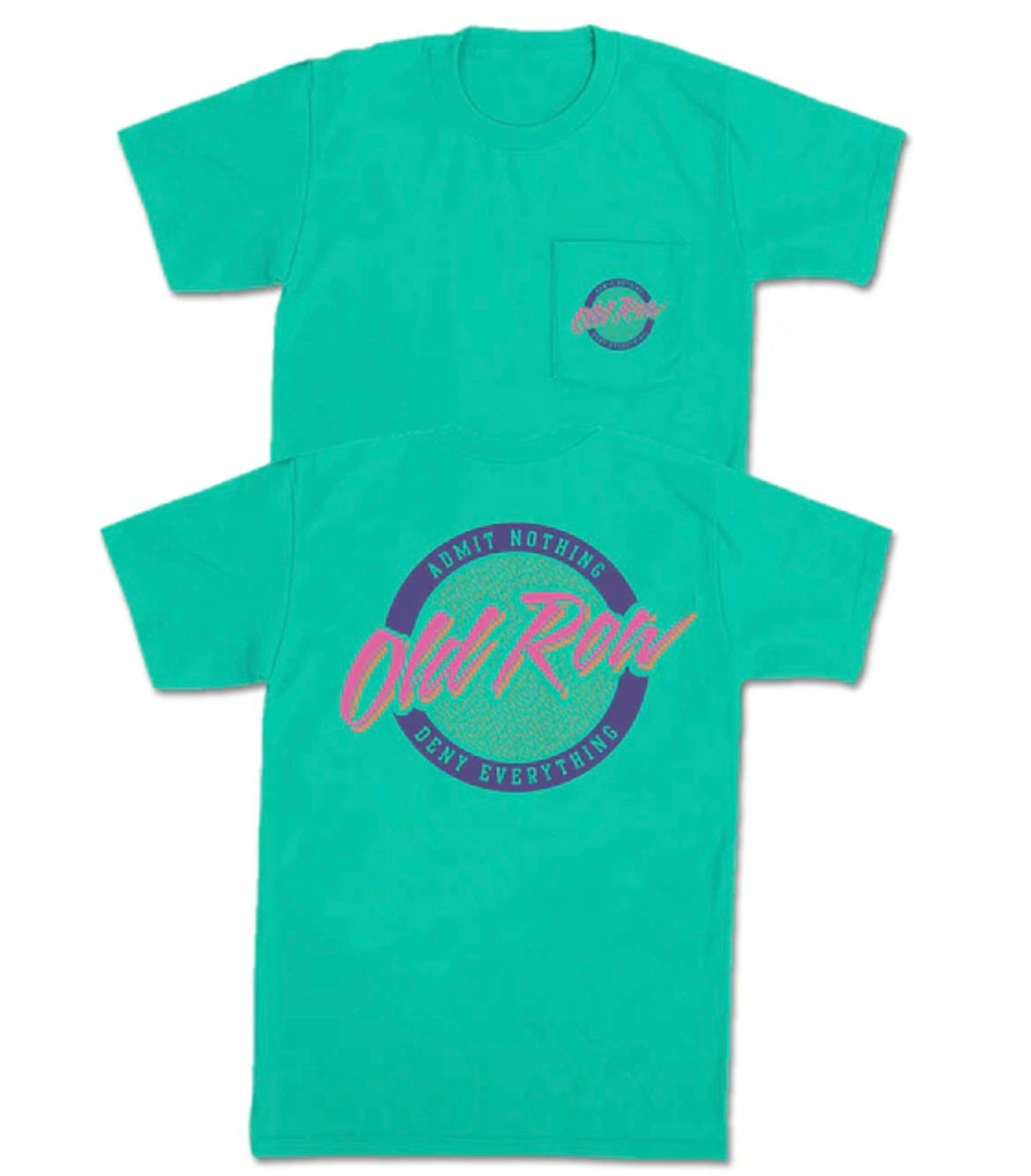 Old Row Circle Logo Pocket Tee - Island Green