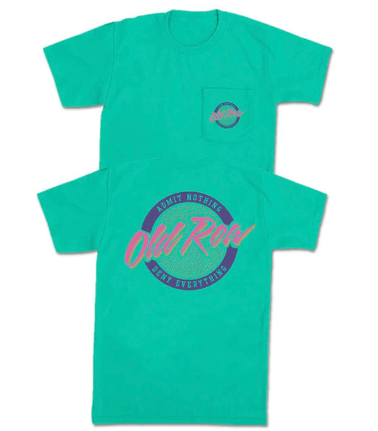 Old Row Circle Logo Pocket Tee - Island Green