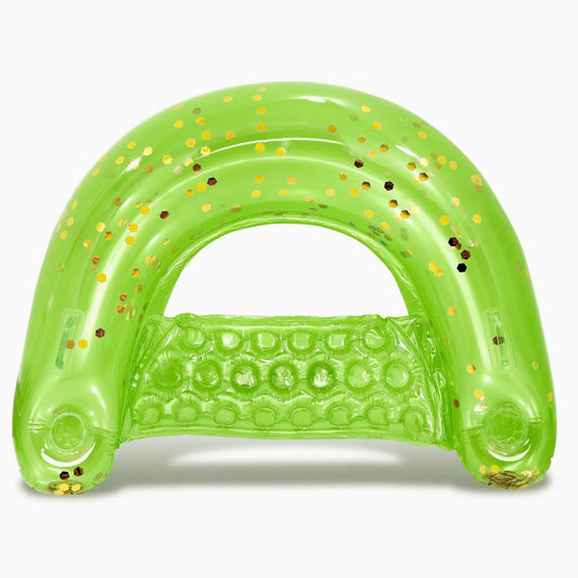 Green Gold Confetti Pool Chair