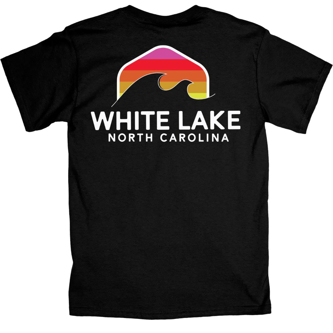 White Lake Tee - Rainbow Wave