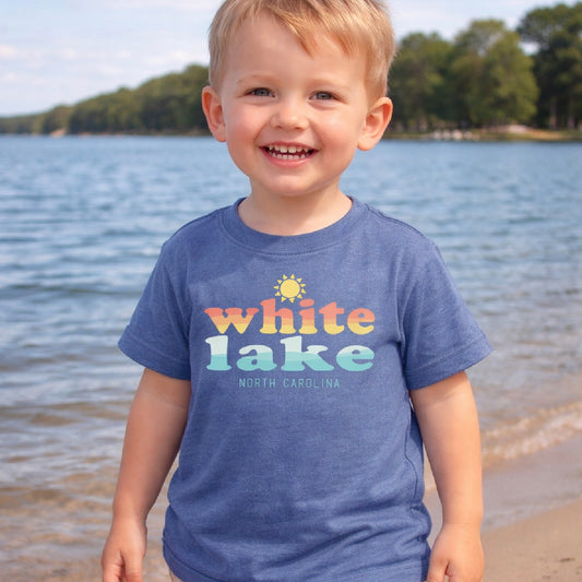 White Lake Tee Toddler - TriFlo Pacific Blue