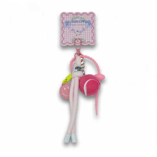 Simply Southern Bag Charm - Tennis Fun