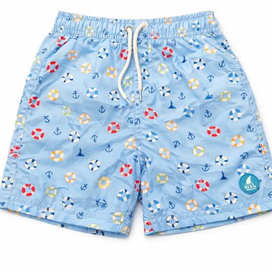 Boys Toddler Board Shorts - Lifesaver Print