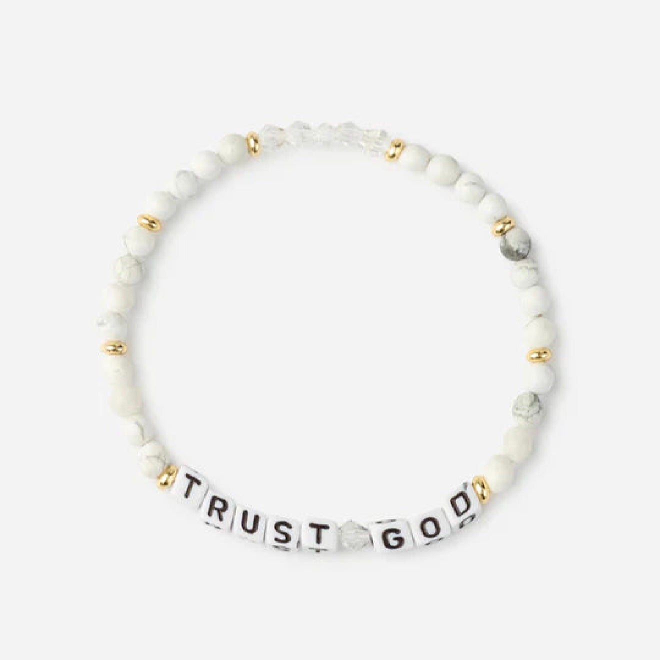 Trust God Letter Bracelet