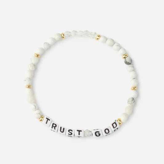 Trust God Letter Bracelet