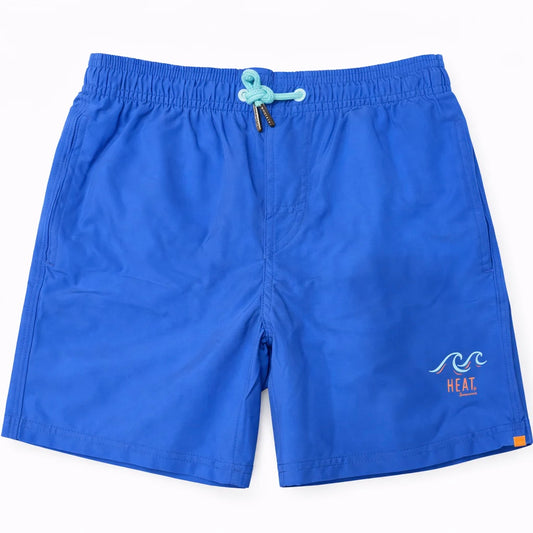 Boys Double Stripe Swimsuit - Royal Blue