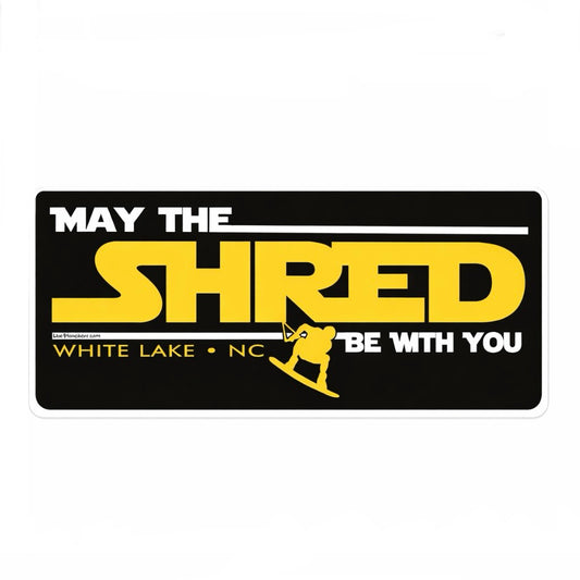 White Lake Sticker- Shred
