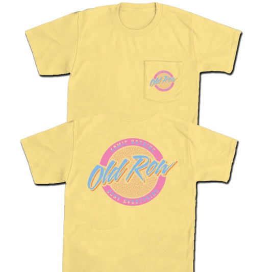 Old Row Circle Logo Butter Pocket Tee