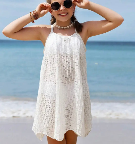 Girls White Coverup