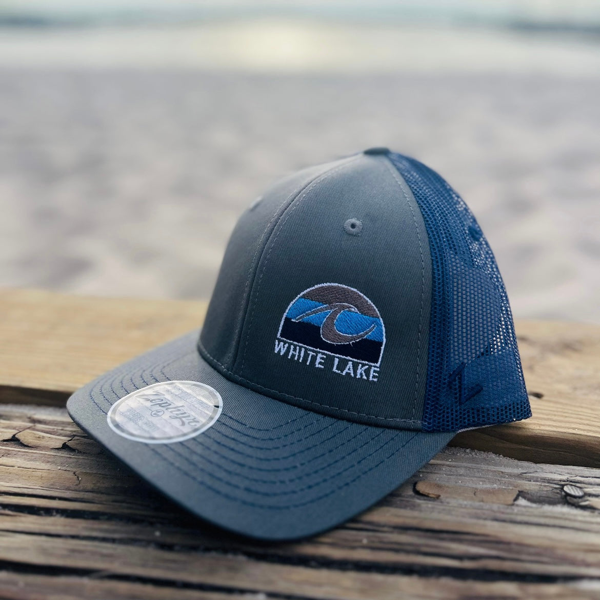 White Lake Hat - Wave Gray/Navy