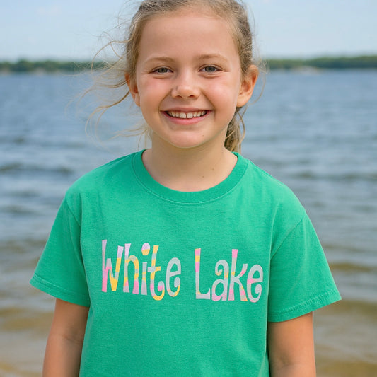 White Lake Tee Youth - Yanmega Seafoam