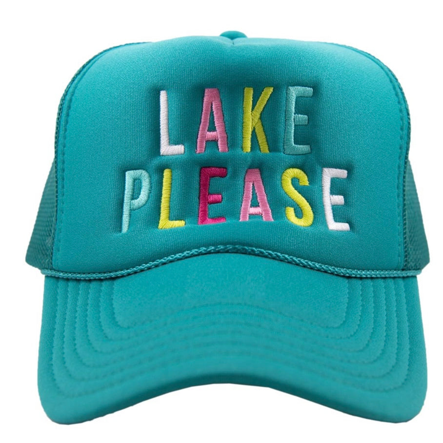 “Lake Please” Foam Trucker Hat