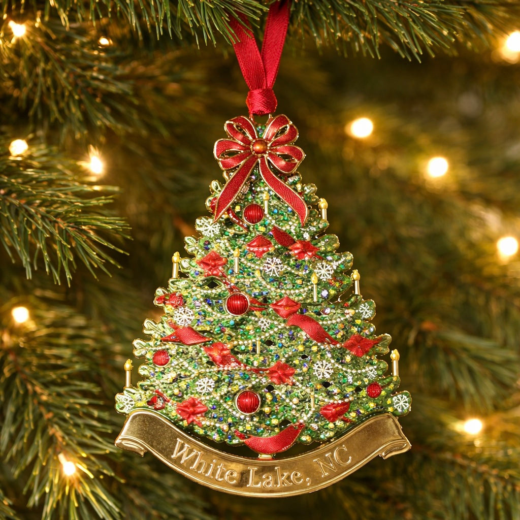 White Lake Ornament - Christmas Tree