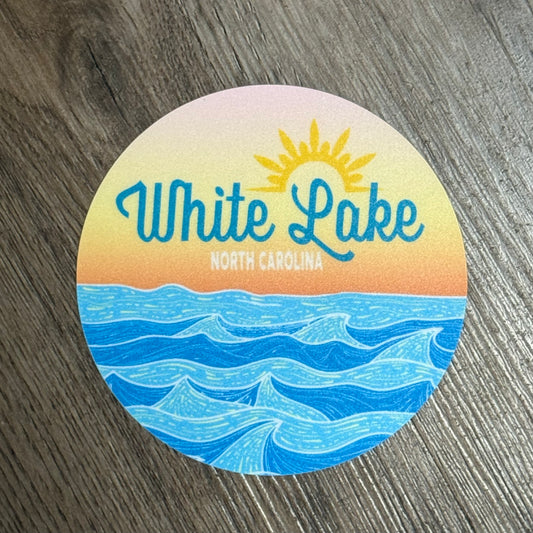 White Lake Sticker - Sunscape