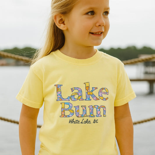 White Lake Tee Toddler - Lake Bum Butter