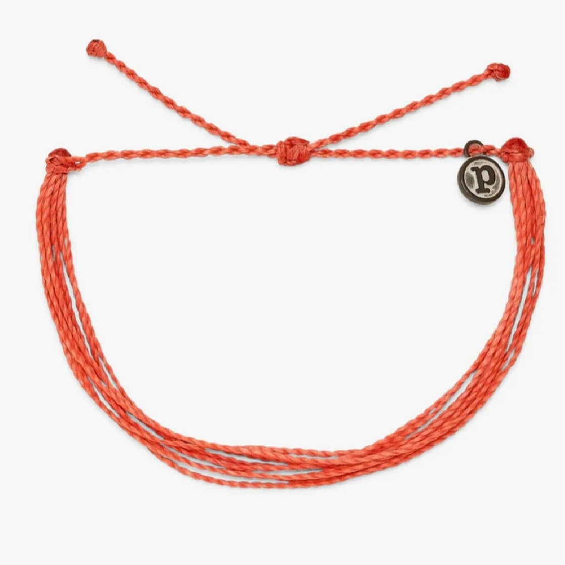 Pura Vida Solid Original Bracelet - Coral