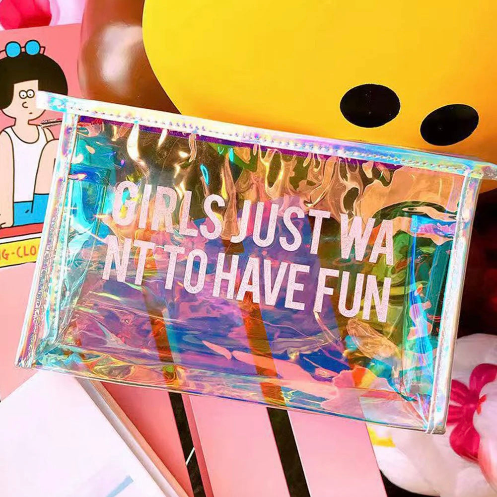 "Girls Just Want to Have Fun" Makeup Bag