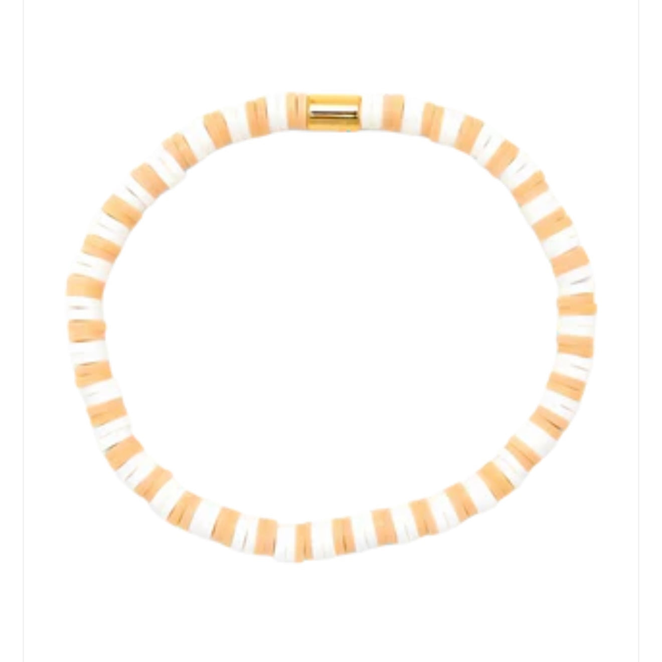 Pura Vida Seascape Vinyl Disc Bracelet - Sandlewood