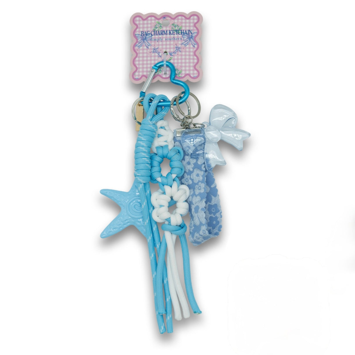 Simply Southern Bag Charm - Blue Star