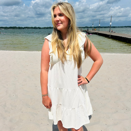 Simply Southern Knit Dress - Ivory