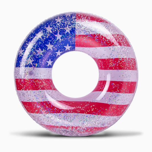 USA Flag Confetti Float