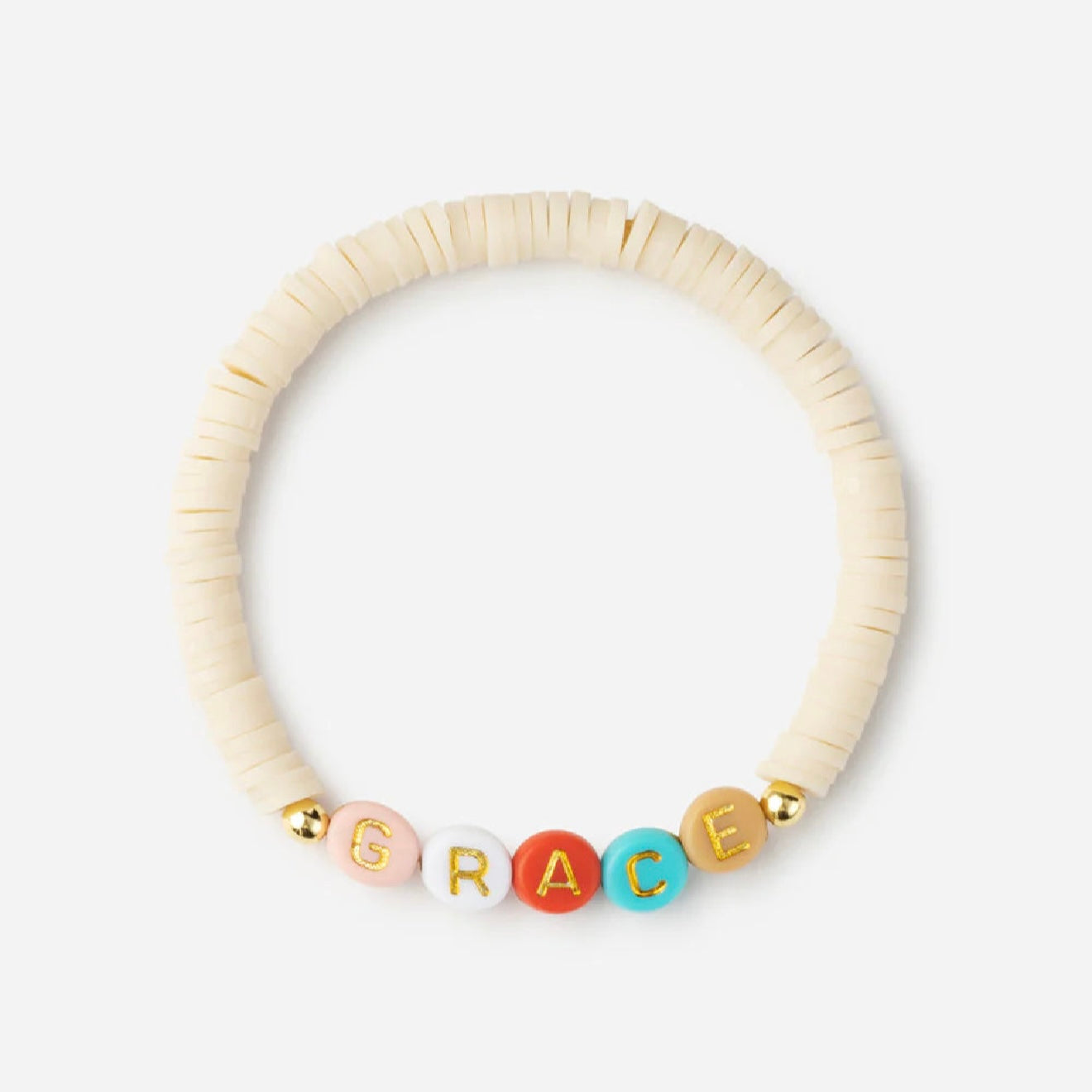 Grace Multicolored Letter Bracelet