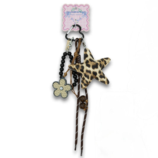 Simply Southern Bag Charm - Leopard Star