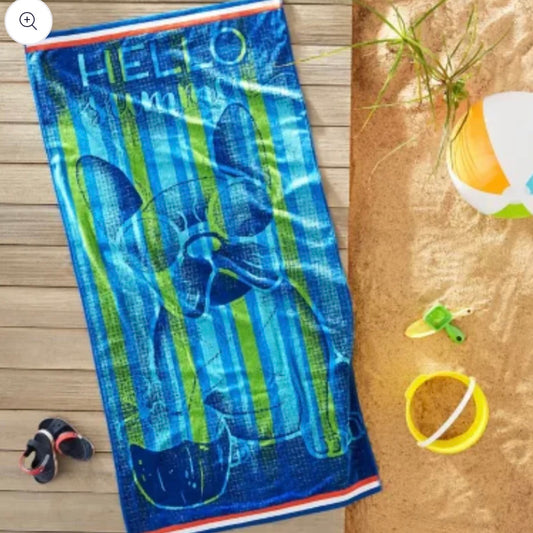 Kids Beach Towel - Hello Summer
